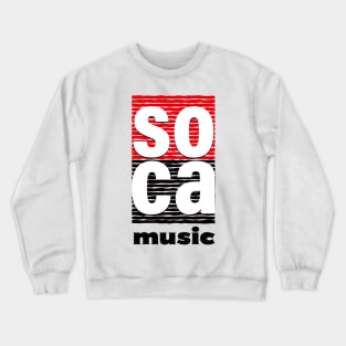 Trini Soca Music Crewneck Sweatshirt